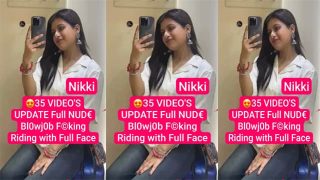 Horny Niharika Nikki Blowjob Riding Doggy Full Face